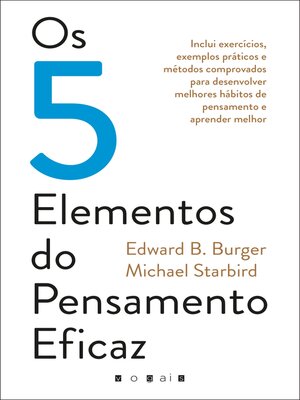 cover image of Os 5 Elementos do Pensamento Eficaz